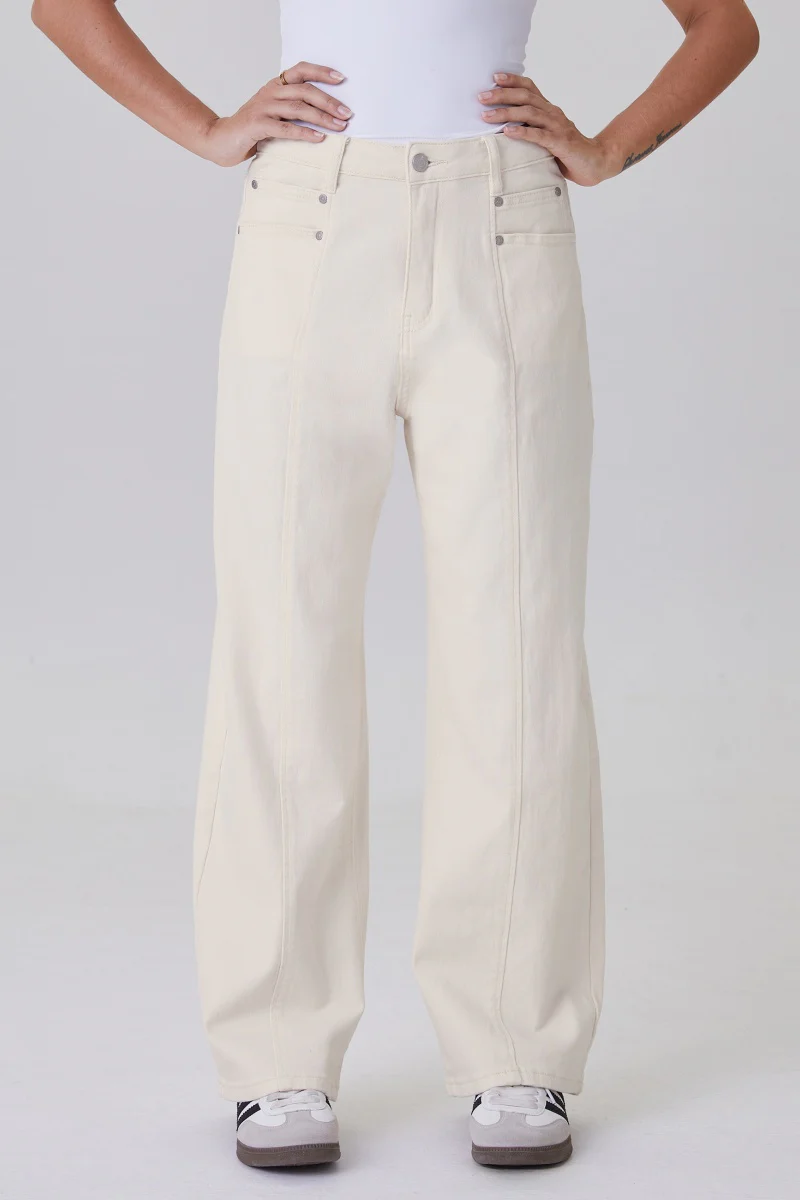 KATCH ME High Waist Multi-Pocket Soft Stretch Wide Leg Trousers - Image 8
