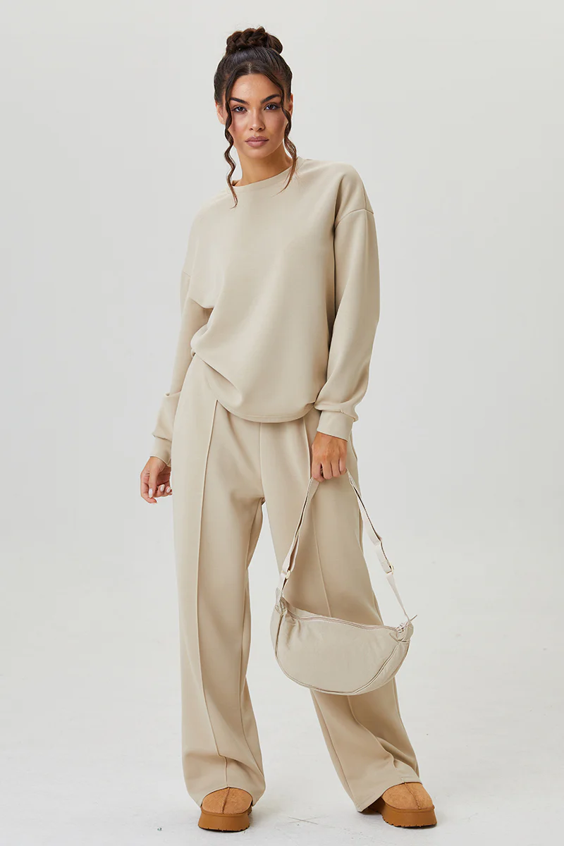 KATCH ME Solid Color Zipper Crossbody Dumpling Bag - Image 2