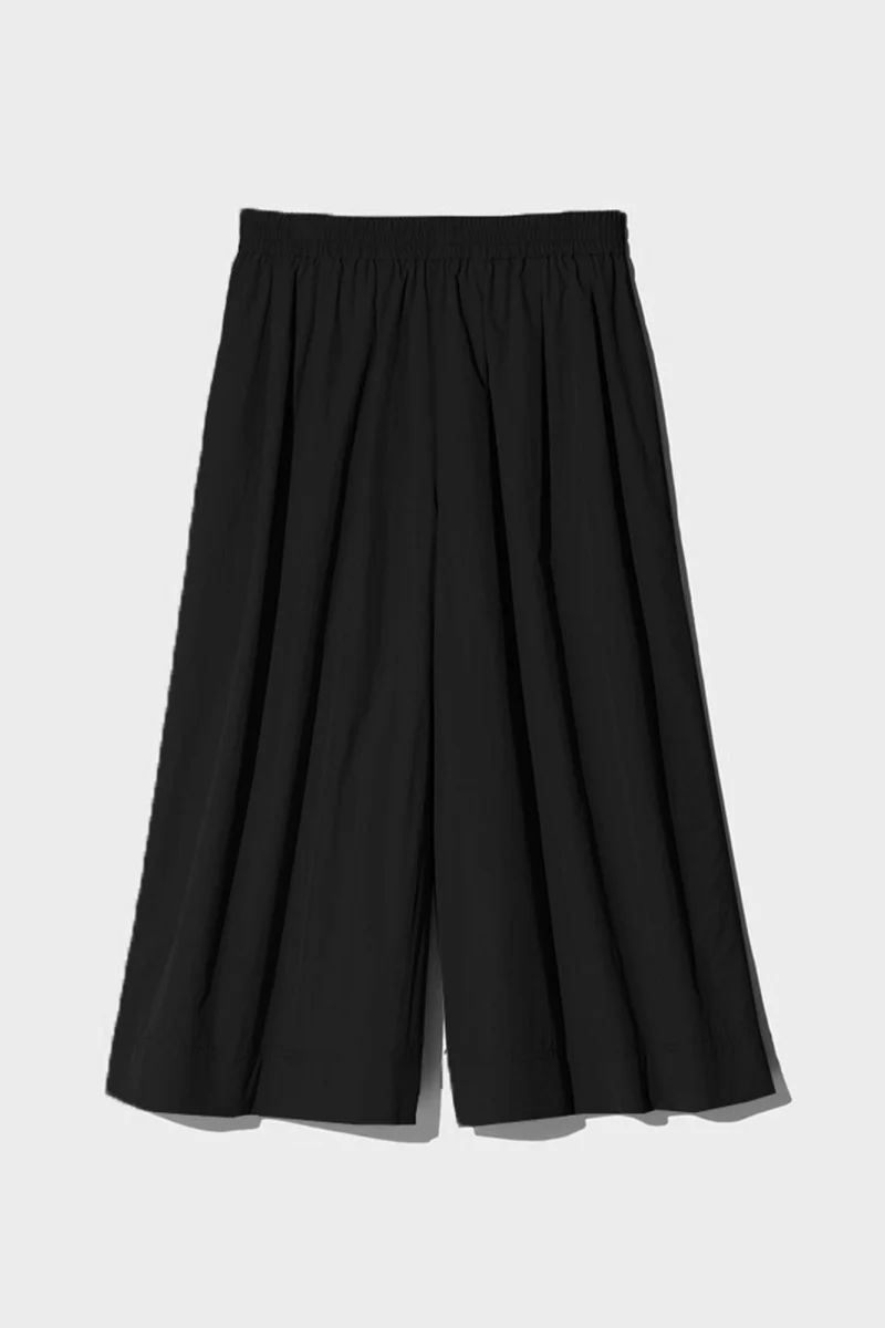 KATCH ME Lightweight Breathable Nylon Mid-Rise Drawstring Wide Leg Skort - Image 7