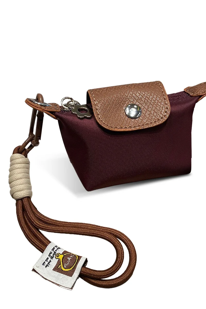 KATCH ME Mini Zipper Tote Keychain Nylon Coin Purse - Image 2