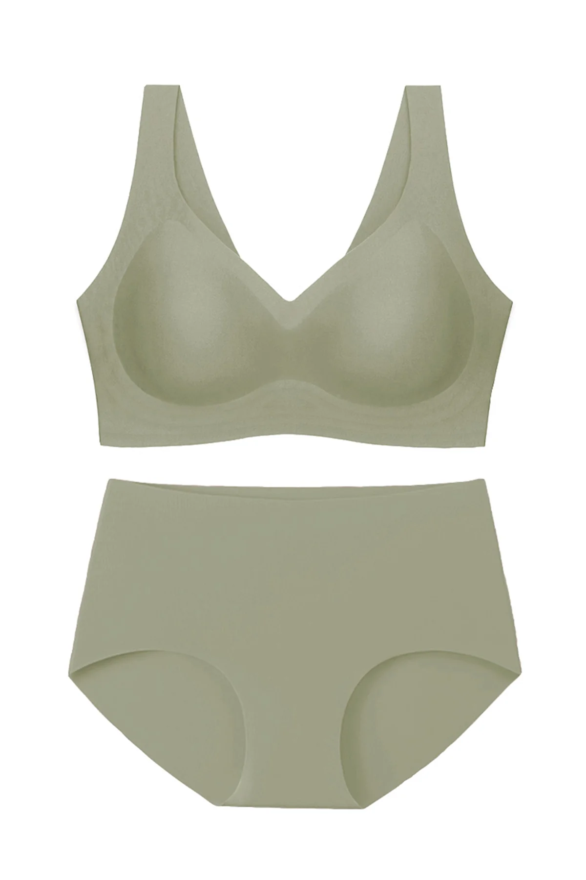 KATCH ME Plus Size Seamless Bra & Hip-Hugging Panties Lingerie Set - Image 7