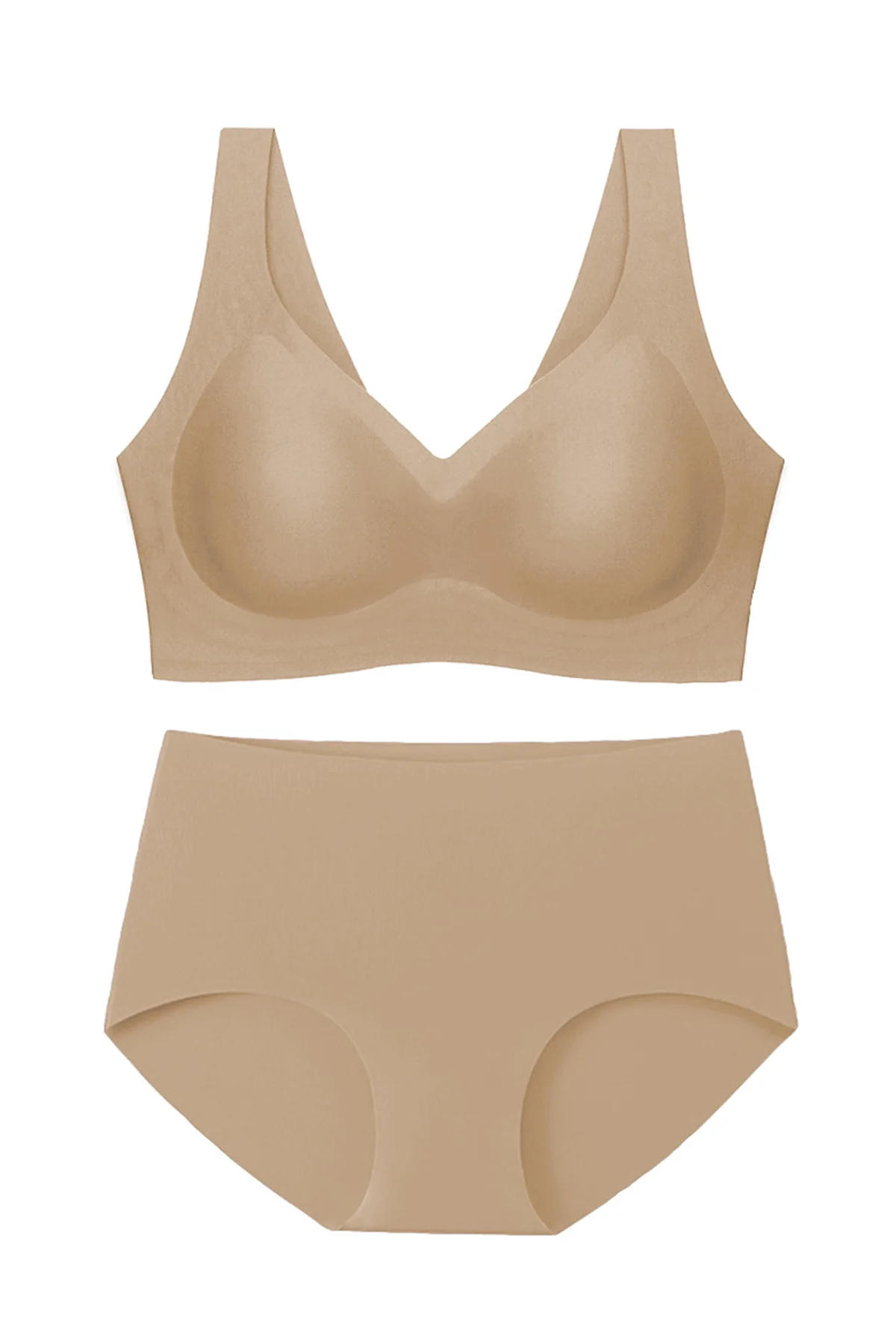 KATCH ME Plus Size Seamless Bra & Hip-Hugging Panties Lingerie Set - Image 8