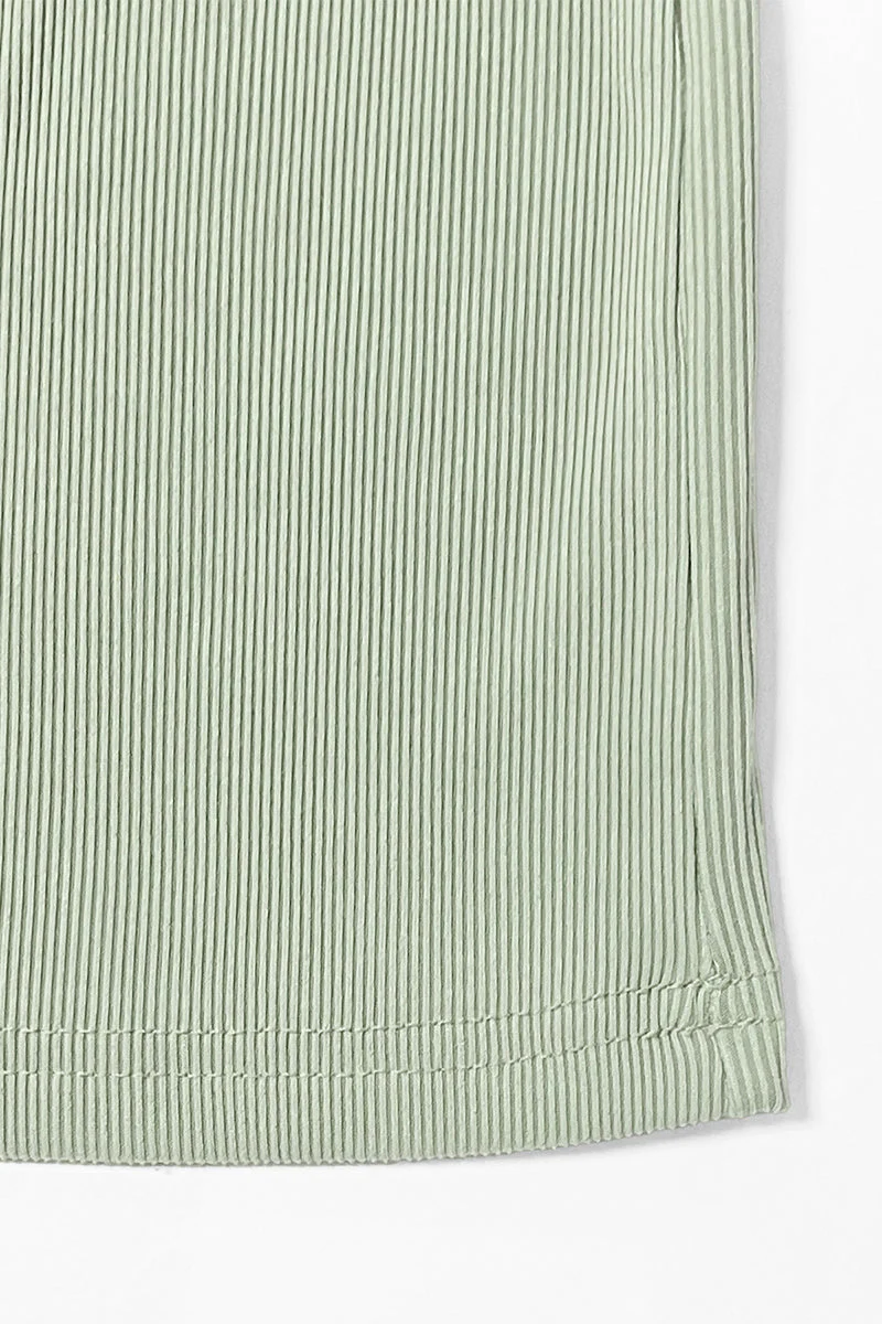 KATCH ME Solid Shelf-Bra Tank Top & Wide-Leg Trousers Summer Co-ord Set - Image 7