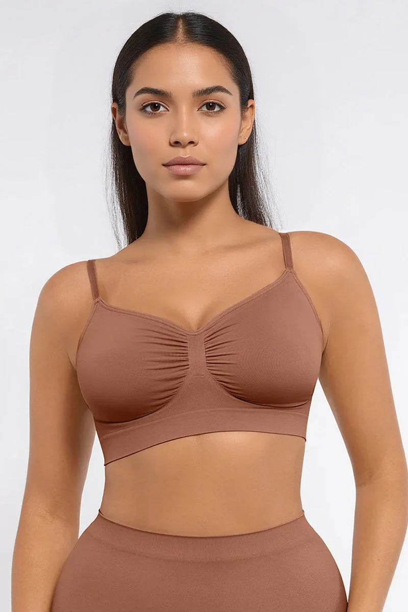KATCH ME Wirefree Full Cup Push-Up Adjustable Bra - Image 4